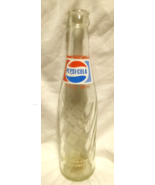 Vintage 1970&#39;s Pepsi Cola Swirl Shaped Glass 10 oz Soda Bottle - $14.50