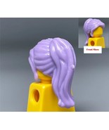 Minifigure Accessories Toys Light Purple Hair Pony Tail Piece V2   - $90.04 MXN
