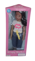 Uneeda Girl's 27" Life-Size Wispy Walker 'Walk With Me' Doll Blue Jeans Ages 3+ - $39.59