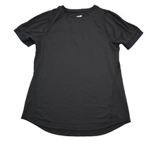 Avia Shirt Womens S Black Plain Short Sleeve Round Neck Pullover Casual Tee - £14.76 GBP