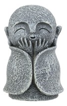 Ebros Japanese Happy Joyful Elated Jizo Monk Miniature Statue 3&quot; Tall - $13.99