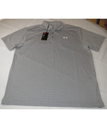 Under Armour UA HeatGear Golf UPF 30 Loose Polo shirt Mens XL 1253479 gr... - £34.46 GBP