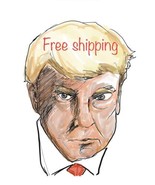 Donald Trump Mugshot Booking Photo Art Print 8.5x11 ￼ sketch, digital pr... - £7.83 GBP