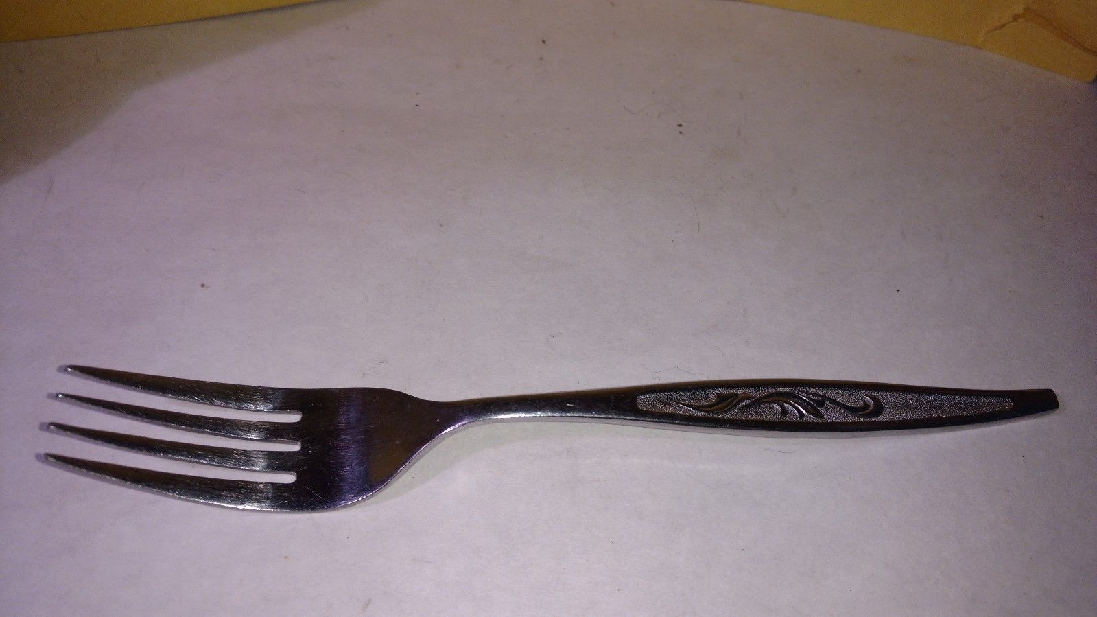Carlton Cas1 Fork Stainless Flatware Silverware Japan Texture  7 3/8&quot; - $1.60