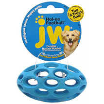 JW Pet Hol-ee Football Rubber Dog Toy Mini - Interactive Treat Dispenser - $4.90+