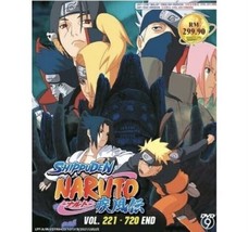 Série Tv Complète VOL.221-720 Fin Naruto Shippuden Anime Doublé En Anglais - £77.84 GBP