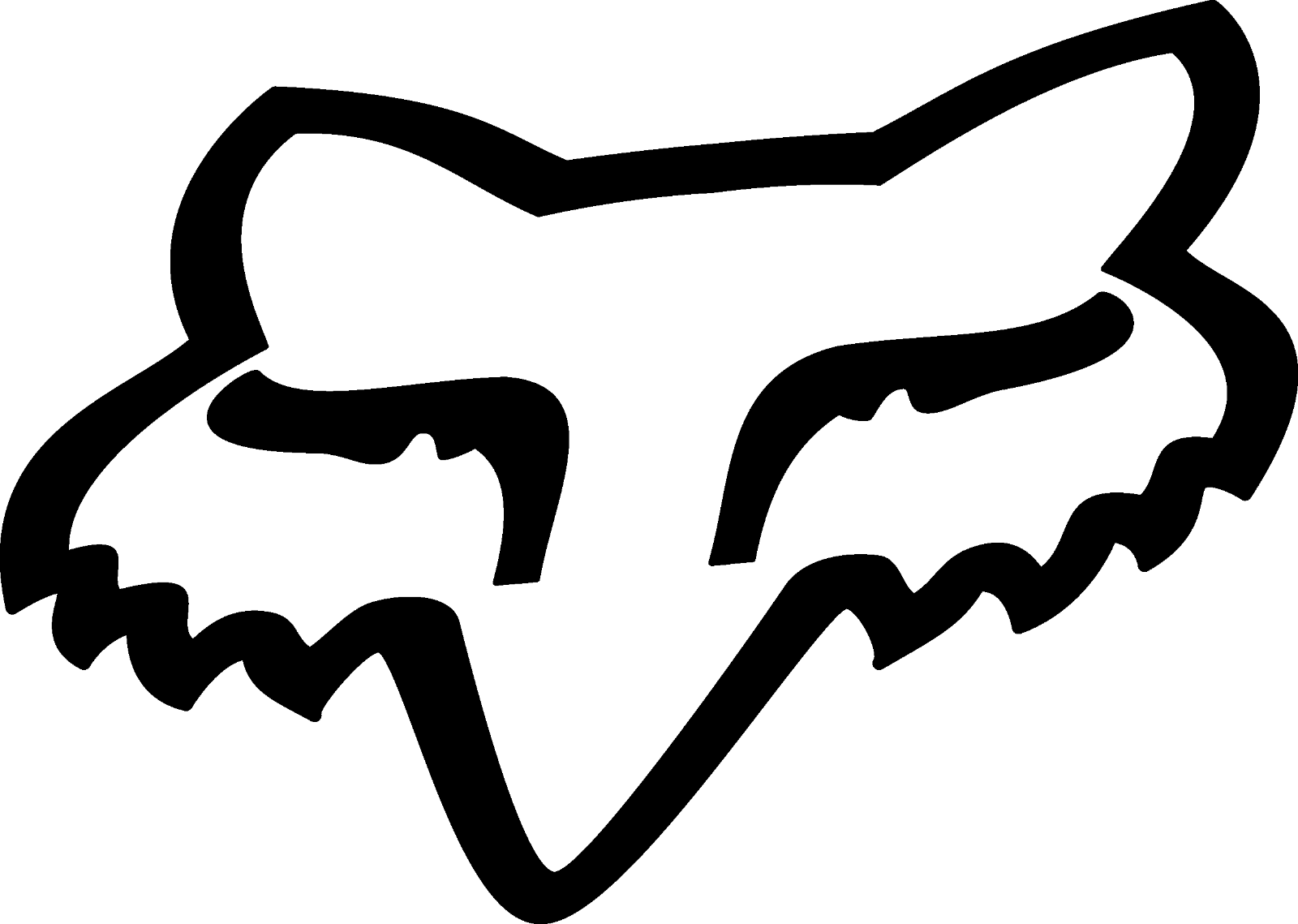 2x Fox Racing Vinyl Decal Sticker Different colors & size for Car/Bikes/Window