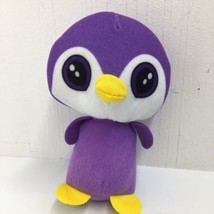 Toy Factory Toy Works Purple Penguin Stuffed Animal Plush 7&quot; - £10.99 GBP