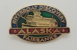 Riverboat Discovery Fairbanks Alaska Souvenir Travel Lapel Hat Pin - £15.58 GBP