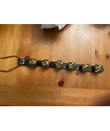 Vintage leather strap sleighbells 6 bells - $20.00