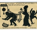 Van Stan&#39;s STRATENA  Cement  Silhouettes Trade Card 1880&#39;s - £14.22 GBP