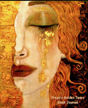 Freya&#39;s Golden Tears 8x10 Journal/Diary/Notebook 200 Ruled Blank Pages Record - $11.43