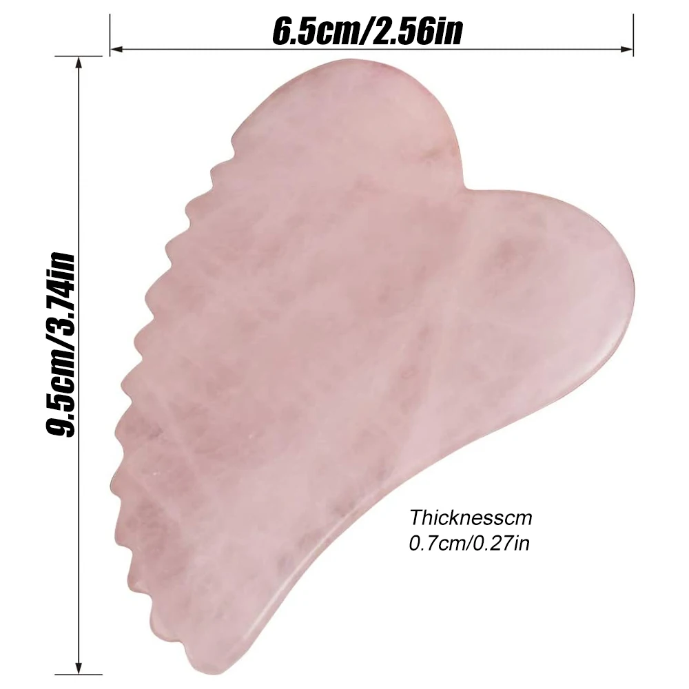 L tool natural jade gua sha scraping massage tool for spa acupuncture therapy treatment thumb200