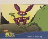 Aaahh Real Monsters Trading Card 1995  #34 Terror In Training - $1.97