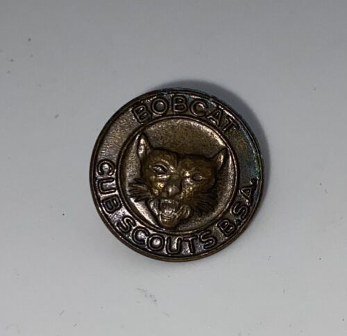 Vintage Cub Scout Bobcat Pin CUB Scouts Of America BSA 5/8&quot; - $4.99