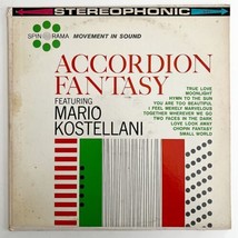 Mario Kostellani Accordion Fantasy Vinyl Record 1960s 33 12&quot; Instrumenta... - $19.99