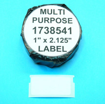 4 Rolls Multipuprose Labels fit DYMO 1738541 - BPA Free - $36.95