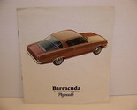1965 PLYMOUTH BARRACUDA SALES BROCHURE ORIGINAL - €22,89 EUR