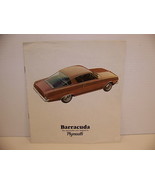 1965 PLYMOUTH BARRACUDA SALES BROCHURE ORIGINAL - €23,43 EUR