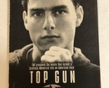 Top Gun Tv Guide Print Ad Tom Cruise Val Kilmer Anthony Edwards TPA14 - $5.93
