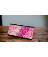 Women&#39;s Trifold Wallet Pink Roses Design - $24.95