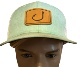Avid Fishing Lay Day Mint Green Mesh Snapback Adjustable Trucker Hat - $9.90