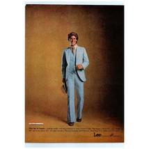 1979 Lee Clothing Blue Mens Suit Vintage Print Ad 70s Fashion Wall Art P... - $10.97