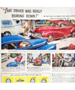 1947 Goodyear LifeGuard Safety Tires Advertisement Automobilia Tubes DWJJ23 - $556.74 MXN