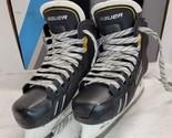 Bauer Supreme One.5 Ice Hockey Men&#39;s Skates 4D US 5 / Women&#39;s 6 JR 12 Bl... - $54.44