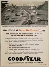 1960 Print Ad Goodyear Turnpike Tires California Bay Shore Freeway San Francisco - £8.66 GBP