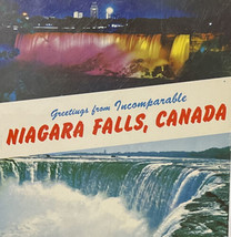 Greetings from Incomparable Niagara Falls Canada Postcard Used 1960s  - £3.13 GBP