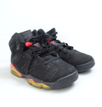 Nike Air Jordan 6 Retro Infrared Size 6.5Y Black Red 2014 GS No Box Youth - £34.12 GBP