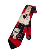 Dilbert and Dogbert Comic Strip Mens Necktie - Red - One Size Neck Tie, ... - $21.14