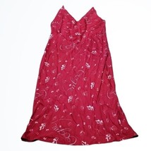 Splendid Maroon Red Simple V Neck Knee Length Slip Dress Size Small NWT - $27.55