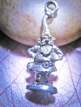 Free W $49 Gnome Guide Spirit Help Magick Silver Gnome Charm Mgick Cassia4 - £0.00 GBP
