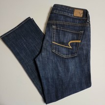 American Eagle  Jeans Size 6 Reg Artist Crop Stretch denim Measures 31x24.5 - £11.32 GBP