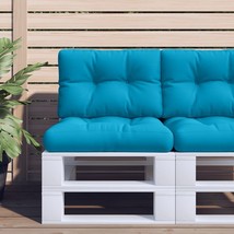  Pallet Cushion Light blue 100% Polyester 19.7&quot; x 15.7&quot; x 4.7 - $62.86