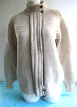 PGS Peter G&#39;s General Store Pure Wool Knit Cardigan Sweater Size Medium ... - $42.75