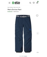 Mens Stio Environ Ski/Snowboard Pant XXL SHORT Mountain Shadow Navy $419... - $271.15