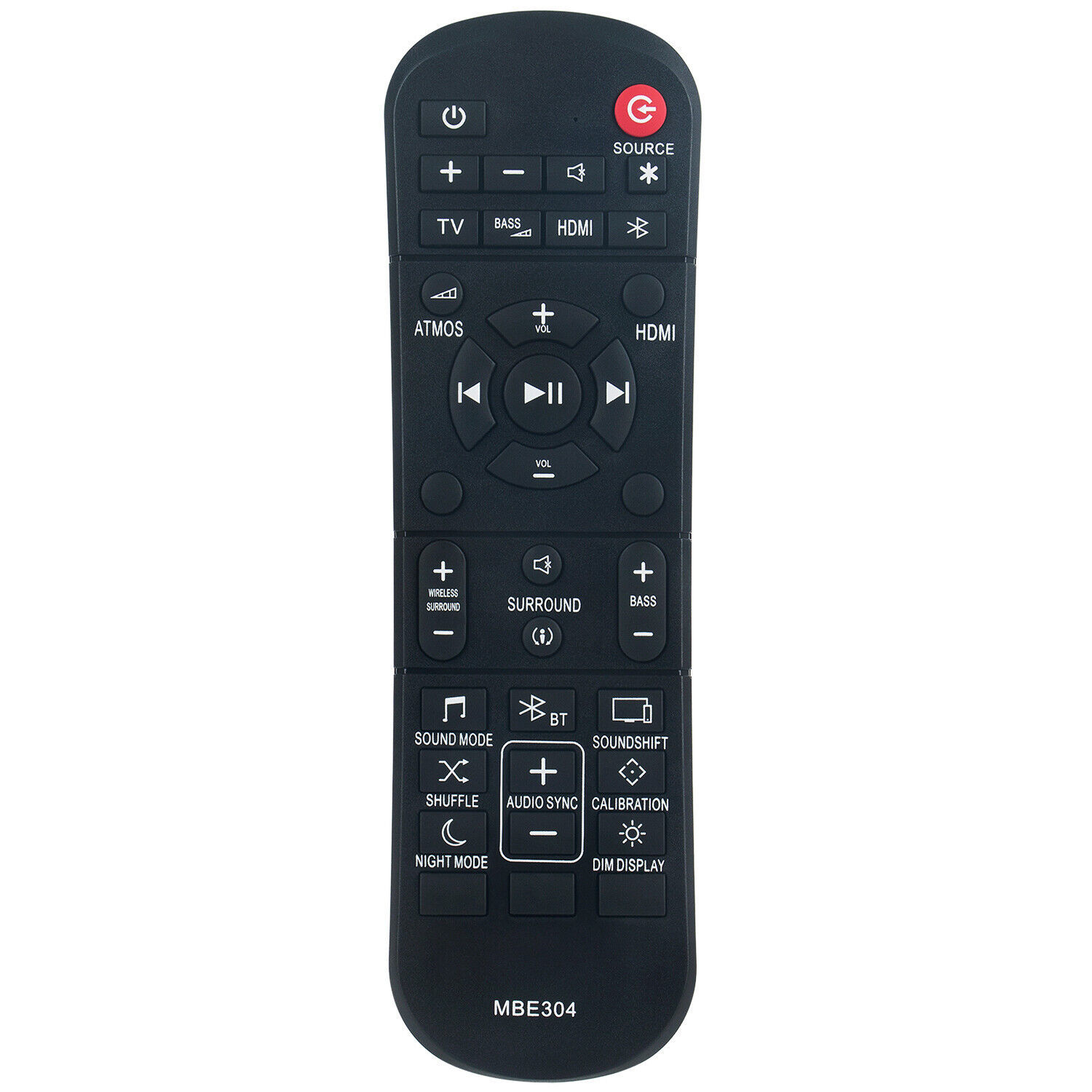 New Replace Remote Control For Jbl Bar 2.1 Soundbar Jbl2Gbar21Dbblkam Sound Bar