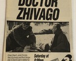Doctor Zhivago Tv Guide Print Ad Omar Sharif Alec Guinness TPA15 - £4.66 GBP
