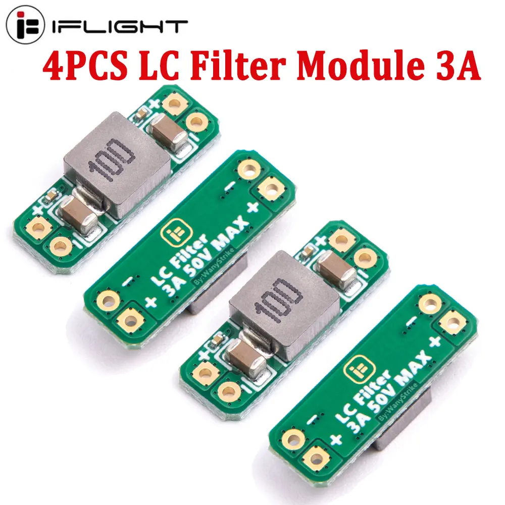 4pcs LC Filter Module 3A 5-30V Built-in Reverse Polarity Protection Reduce the - £13.19 GBP