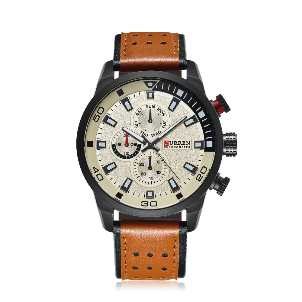 CURREN  design  fashion casual cool  man clock  army business wrist male  gift w - £96.81 GBP