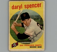 1959 Topps Daryl Spencer #443 San Francisco Giants - £2.45 GBP