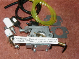 Carburetor For Homelite UT-10532 UT-10926 33cc Ryobi RY74003D ChainSaw  ... - $12.73