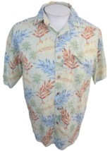 Reel Legends Men Hawaiian camp shirt L p2p 24 tropical performance fishi... - £14.20 GBP