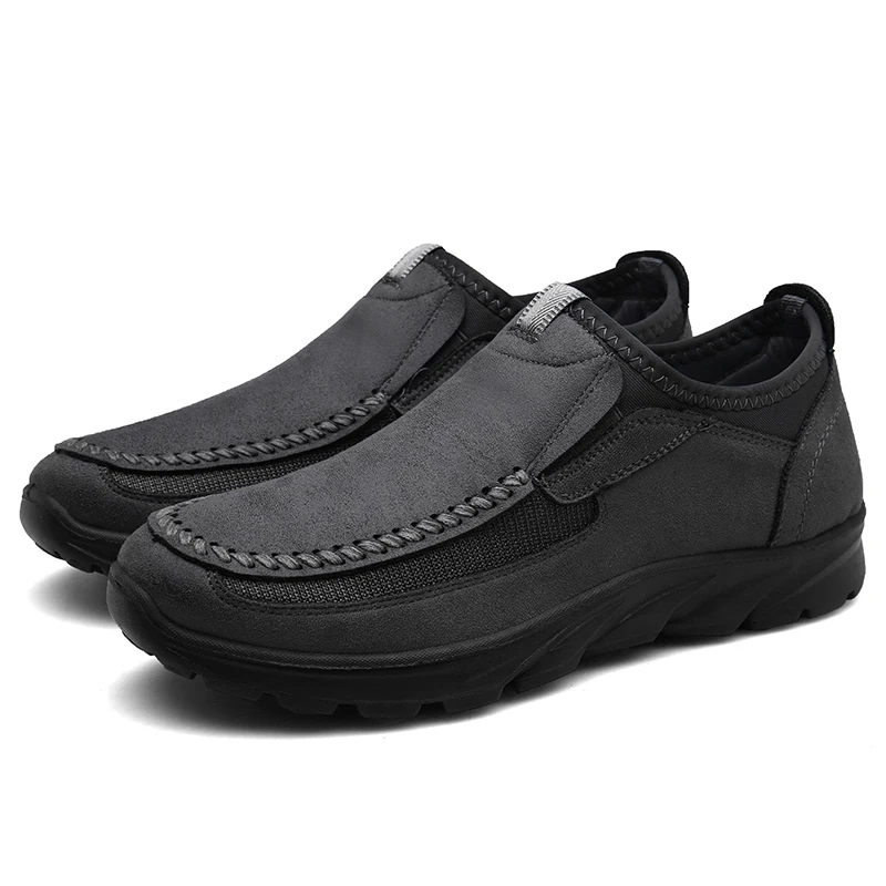 Men Casual Sneakers Breathable Loafers Sneakers New Fashion Comfortable Flat Han - £43.17 GBP