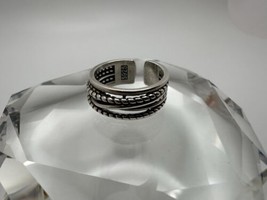 Vintage Sterling Silver Brutalist Modernist Ring Size 9.25 - £38.34 GBP