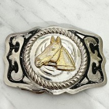 Vintage Western Horse Head Belt Buckle - $19.79