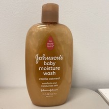 Johnson’s Baby Moisture Wash Vanilla Oatmeal Discontinued 15 Oz NEW - $24.74